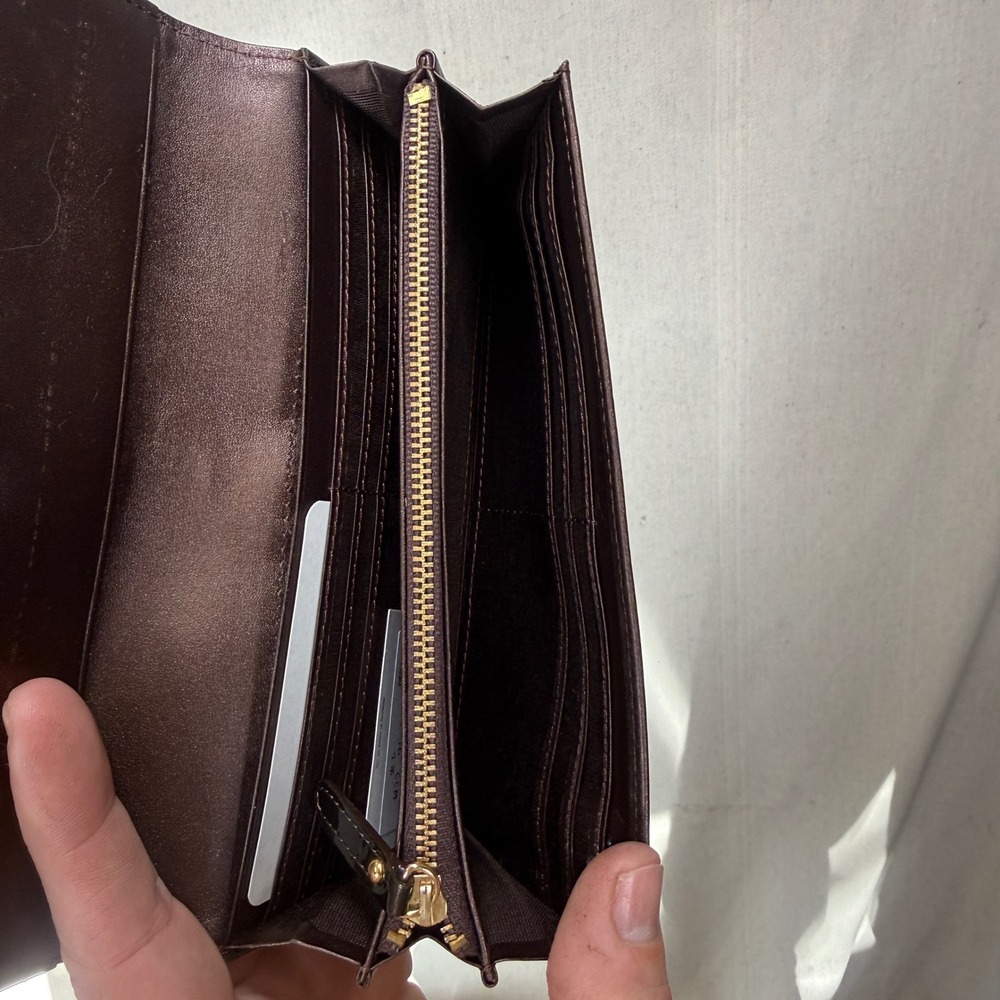 Margaret Howell Idea NWD Leather Long Zip-Around Wallet Cognac Tan‎ - Picture 12 of 14